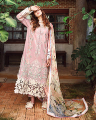 MUSHQ-UNSTITCHED 3PC LAWN EMBROIDERED SUIT-PK-4901