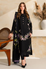 VINTAGE-UNSTITCHED 3PC DHANAK EMBROIDERED SUIT-PK-5223