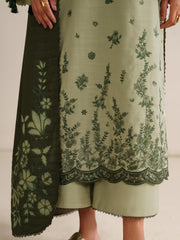 IZNIK-UNSTITCHED 3PC DHANAK EMBROIDERED SUIT-PK-5184