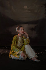 URGE-2PC LAWN EMBROIDERED SHIRT WITH LAWN EMBROIDERED TROUSER-PK-5641