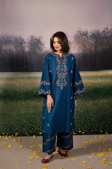 URGE-2PC LAWN EMBROIDERED SHIRT WITH LAWN EMBROIDERED TROUSER-BIC-5642