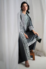 CROSS STITCH-UNSTITCHED 3PC DHANAK EMBROIDERED SUIT-PK-5286