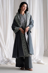 CROSS STITCH-UNSTITCHED 3PC DHANAK EMBROIDERED SUIT-PK-5286