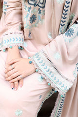 CROSS STITCH-UNSTITCHED 3PC KARANDI EMBROIDERED SUIT-PK-4368