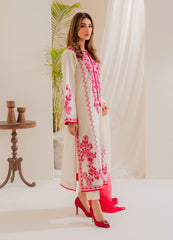 VINTAGE-UNSTITCHED 3PC LAWN EMBROIDERED SUIT-PK-4655