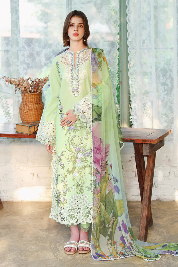 MUSHQ-UNSTITCHED 3PC LAWN EMBROIDERED SUIT-PK-4908