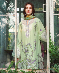 MUSHQ-UNSTITCHED 3PC LAWN EMBROIDERED SUIT-PK-4908
