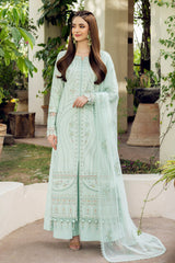 JAZMIN-UNSTITCHED 3PC LAWN EMBROIDERED SUIT-PK-4624