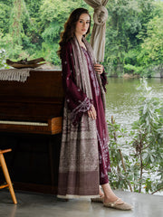 IZEL-UNSTITCHED 3PC DHANAK EMBROIDERED SUIT-PK-5267