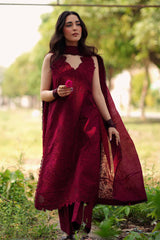 ZAIB-UNSTITCHED 3PC LAWN HEAVY EMBROIDERED SHUIT-PK-4890