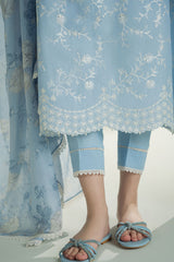 CROSS STITCH-UNSTITCEHD 3PC LAWN EMBROIDERED SUIT-PK-4612