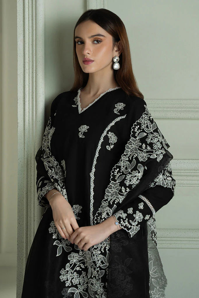 CROSS STITCH-UNSTITCHED 3PC LAWN EMBROIDERED SUIT-PK-5692
