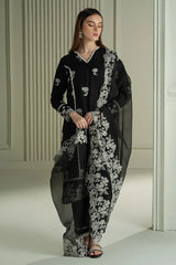 CROSS STITCH-UNSTITCHED 3PC LAWN EMBROIDERED SUIT-PK-5692