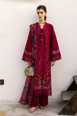 REPUBLIC WOMENSWEAR- UNSTITCHED 3PC DHANAK EMBROIDERED SUIT-BIC-4278