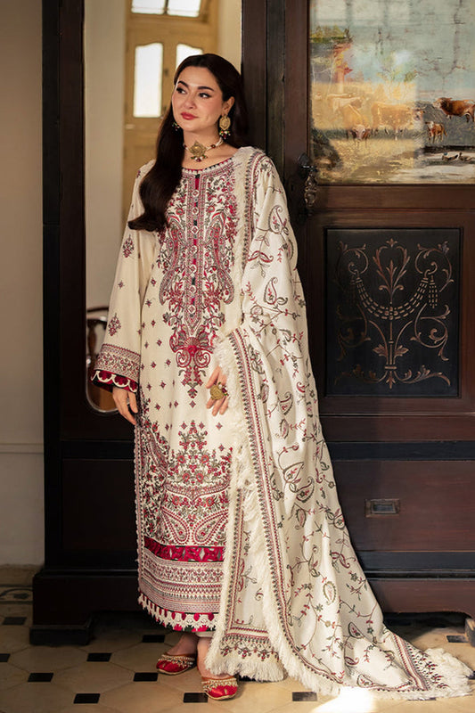 ASIM JOFA- UNSTITCHED 3PC DHANAK SEQUENCE EMBROIDERED SUIT-PK-5735