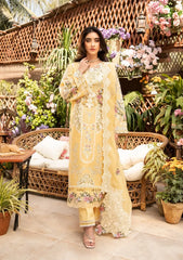 ELAF-UNSTITCHED 3PC LAWN CHIKANKARI EMBROIDERED SUIT-PK-4729