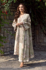 ELAF-UNSTITCHED 3PC LAWN EMBROIDERED SUIT-PK-4808