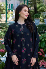 BAREEZE-UNSTITCHED 3PC DHANAK EMBROIDERED SUIT-PK-5296