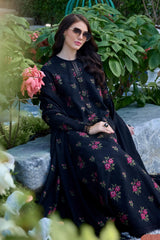 BAREEZE-UNSTITCHED 3PC DHANAK EMBROIDERED SUIT-PK-5296