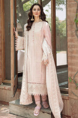 JAZMIN-UNSTITCHED 3PC LAWN CHIKANKARI EMBROIDERED SUIT-PK-5631