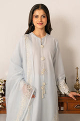 CROSS STITCH-UNSTITCHED 3PC LAWN EMBROIDERED SUIT-PK-5691