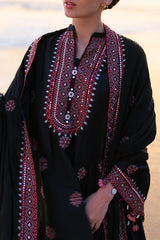 CROSS STITCH-UNSTITCHED 3PC DHANAK EMBROIDERED SUIT-PK-4336