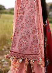 HUSSAIN REHAR-UNSTITCHED 3PC KARANDI EMBROIDERED SUIT-PK-5160