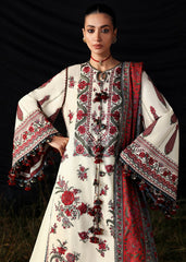 HUSSAIN REHAR-UNSTITCHED 3PC KARANDI EMBROIDERED SUIT-PK-5186