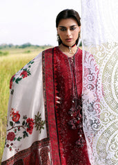 HUSSAIN REHAR-UNSTITCHED 3PC KARANDI EMBROIDERED SUIT-PK-5215