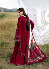 HUSSAIN REHAR-UNSTITCHED 3PC KARANDI EMBROIDERED SUIT-PK-5215
