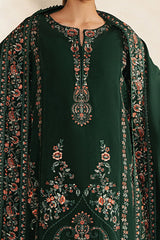 AFROZEH-UNSTITCHED 3PC KARANDI EMBROIDERED SUIT-PK-5195