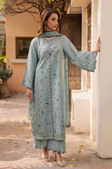 BATIK-UNSTITCHED 3PC LAWN EMBROIDERED SUIT-PK-4750