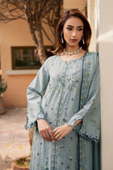 BATIK-UNSTITCHED 3PC LAWN EMBROIDERED SUIT-PK-4750