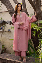 BATIK-UNSTITCHED 3PC LAWN EMBROIDERED SUIT-PK-4755