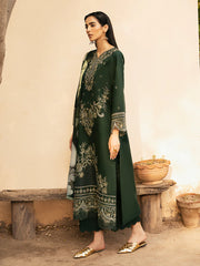 IZEL-UNSTITCHED 3PC LAWN EMBROIDERED SUIT-PK-4628